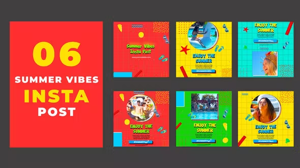 Videohive Enjoy The Summer Vibes Instagram Social Media Post 39215491 1 Videohive Choose Skills Enjoy Life Instagram Story 39216881