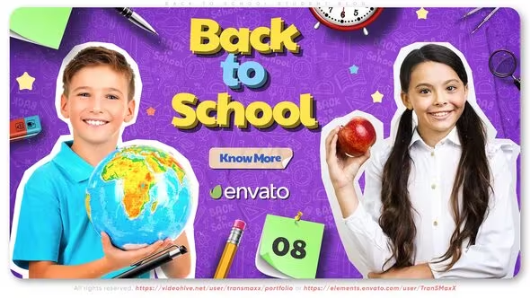 Videohive - Back to School Student Blog - 39160887 1 Videohive - Memories Slideshow - 39157401