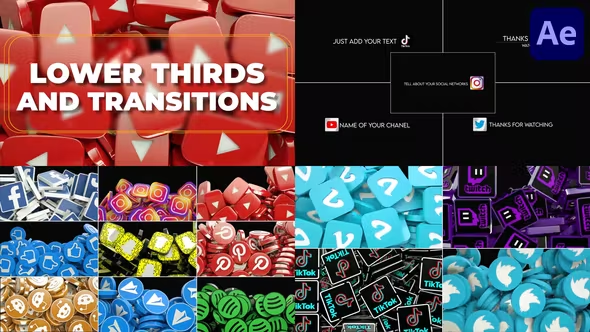 Videohive - Social Media Lower Thirds And Transitions for After Effects - 39043204 1 Videohive - Social Media Lower Thirds And Transitions for After Effects - 39043204