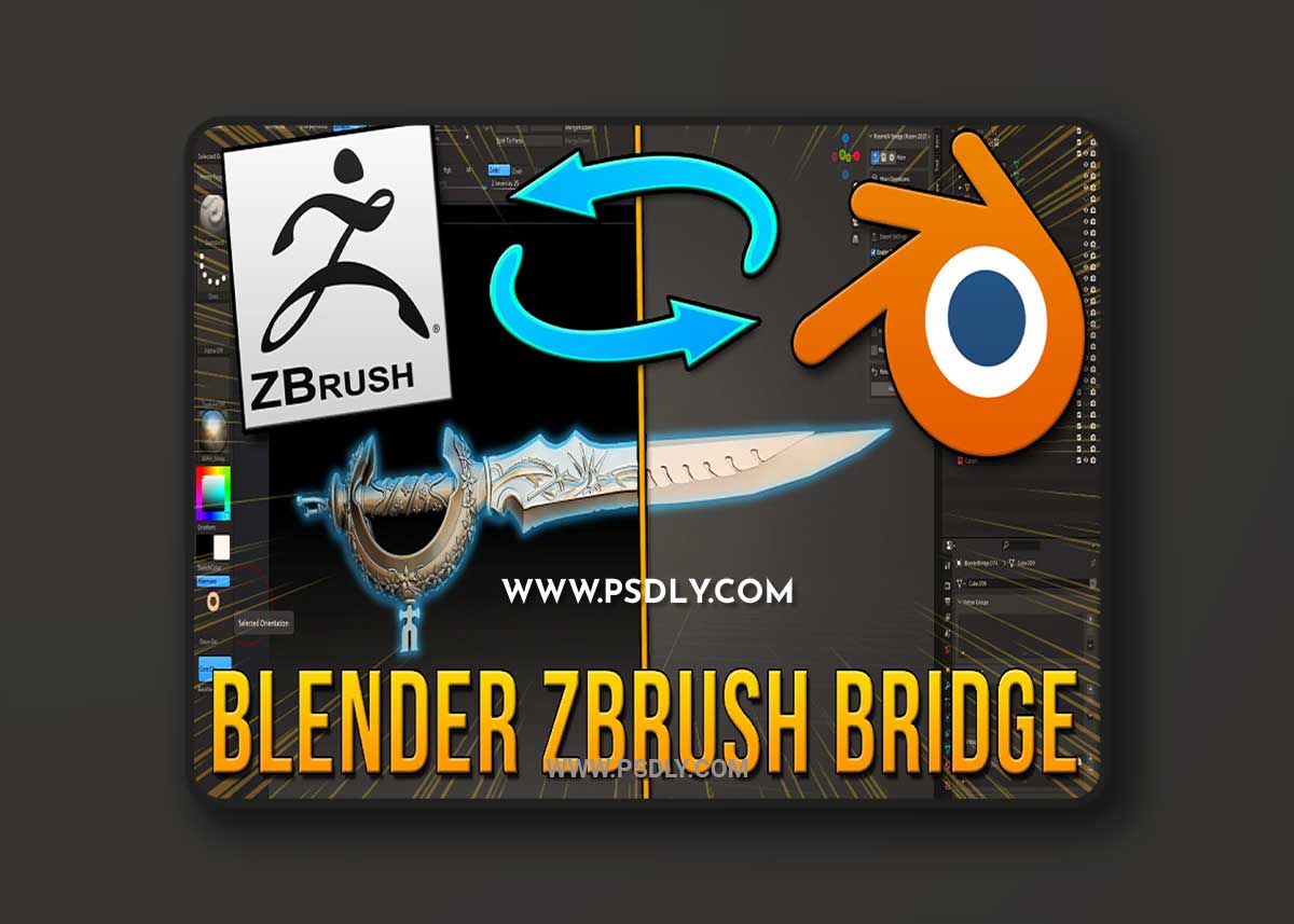 ArtStation - Blender to Zbrush Bridge 3D Model 1 ArtStation - Blender to Zbrush Bridge 3D Model