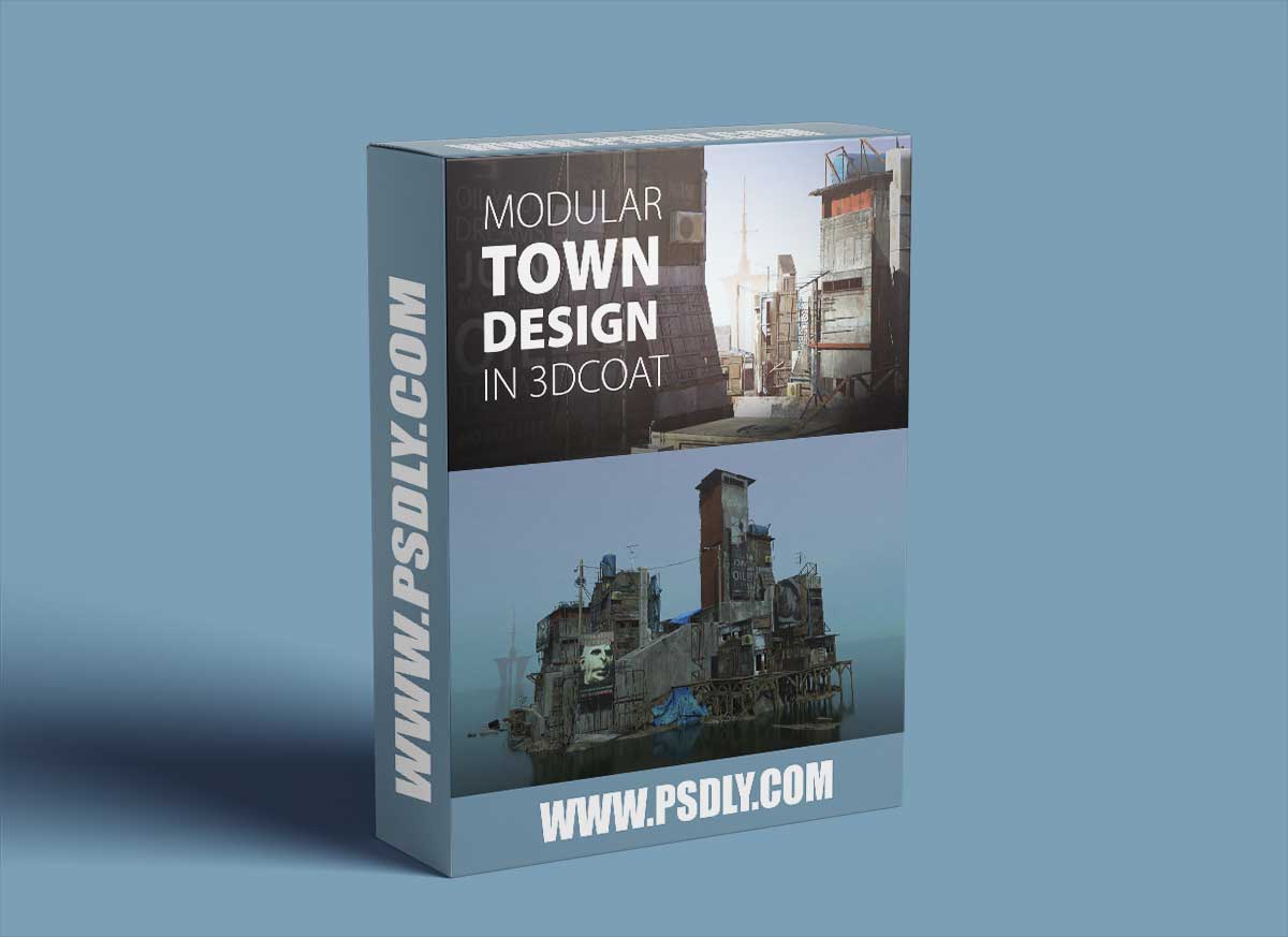 Artstation – Modular Town Design in 3D Coat 1 Artstation – Modular Town Design in 3D Coat