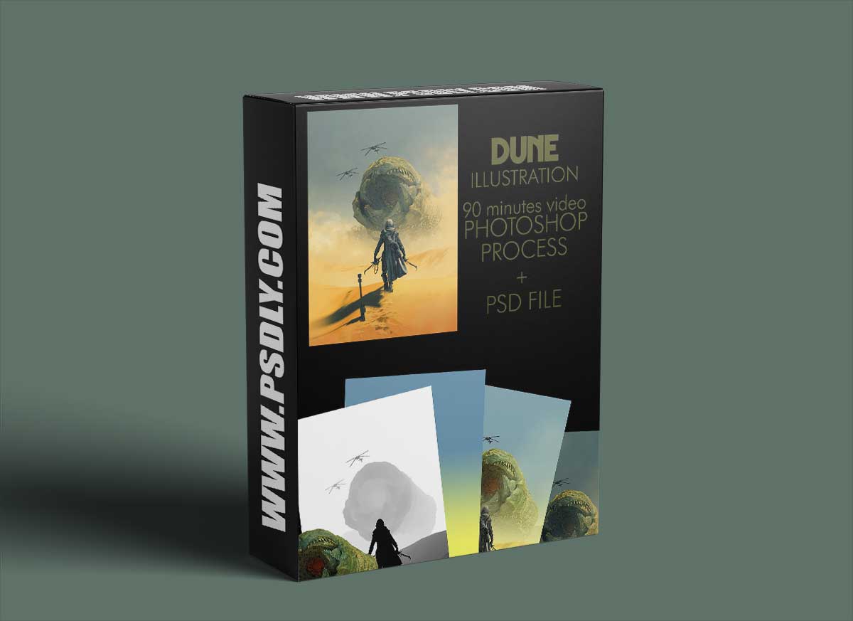 Artstation – Dune Illustration Process Video 1 Artstation – Dune Illustration Process Video