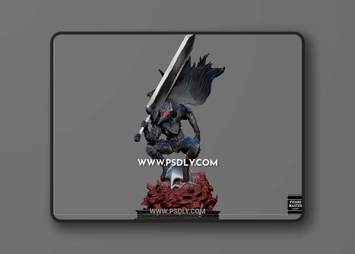 Berserk Guts Scierke Fantasy Anime Sword Character 3D Print 1 Berserk Guts Scierke Fantasy Anime Sword Character 3D Print
