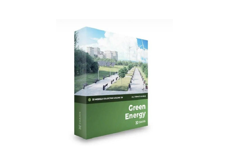 CGAxis - Green Energy 3D Models Collection – Volume 119 1 CGAxis- Green Energy 3D Models Collection – Volume 119