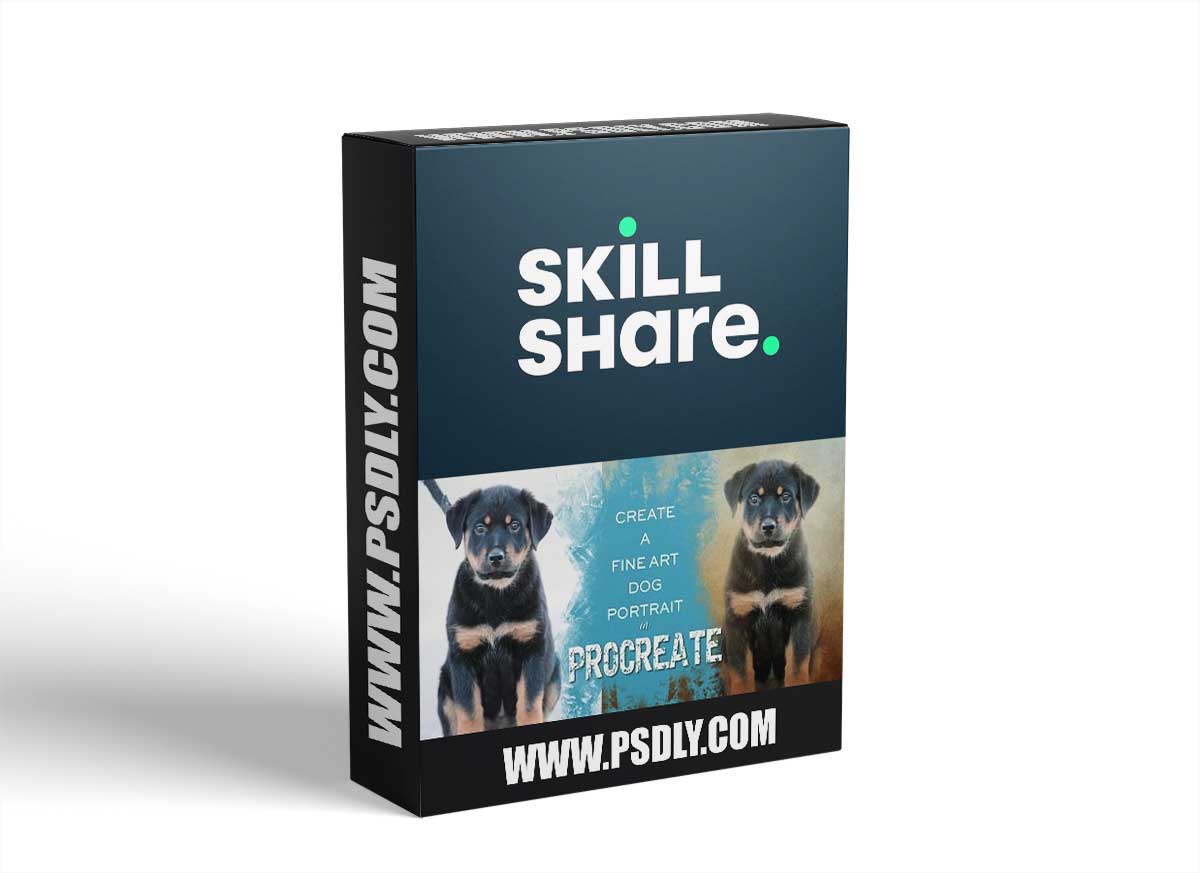 Create a Fine Art Dog Portrait with a Photo in Procreate 1 Create a Fine Art Dog Portrait with a Photo in Procreate