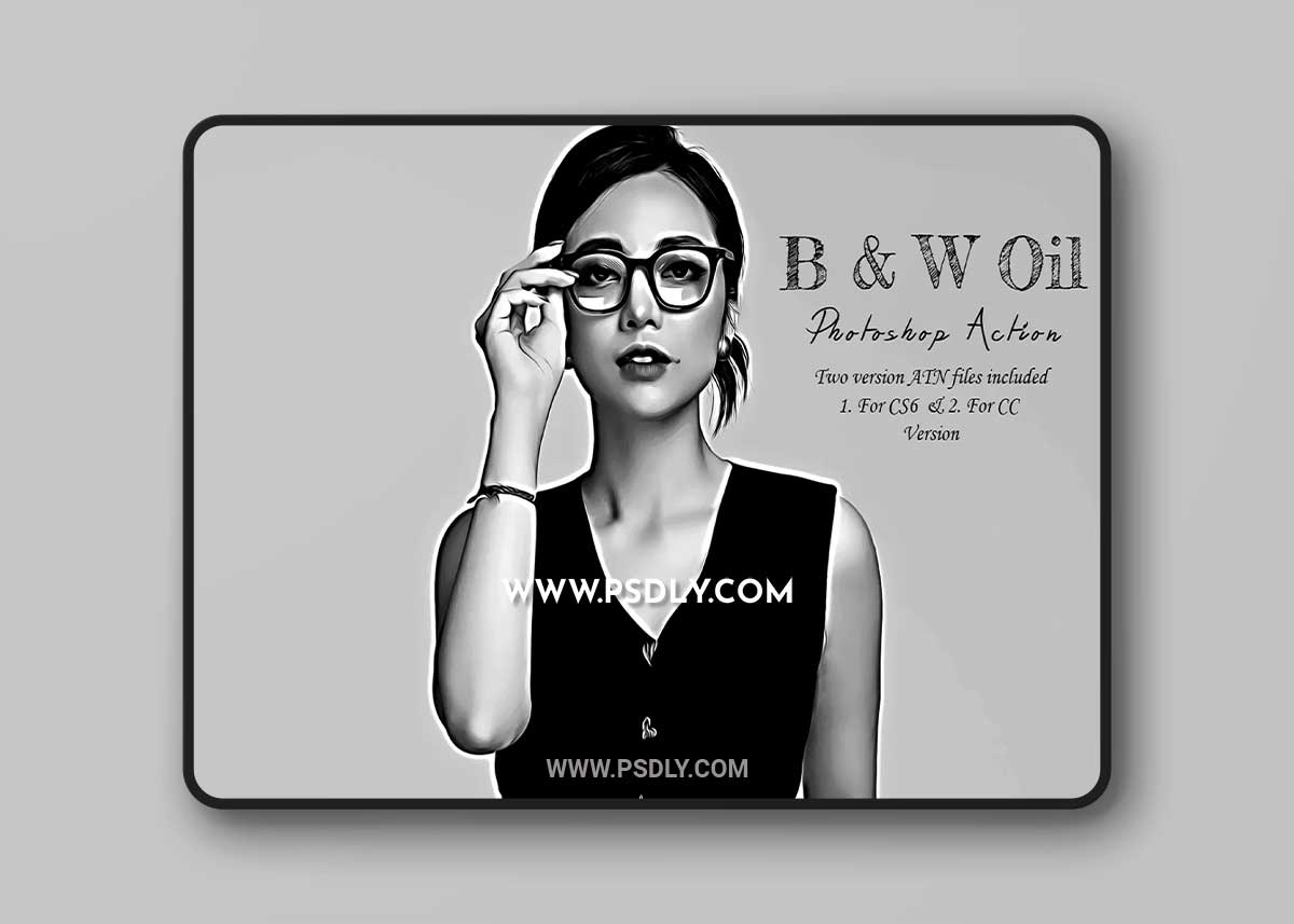 CreativeMarket - B & W Oil Photoshop Action 10216954 1 CreativeMarket - B & W Oil Photoshop Action 10216954