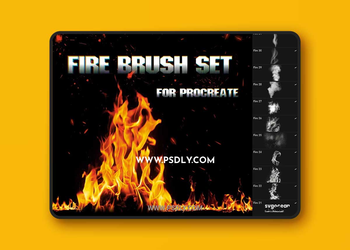 CreativeMarket - Fire and Flame Procreate Brushes 10173816 1 CreativeMarket - Fire and Flame Procreate Brushes 10173816