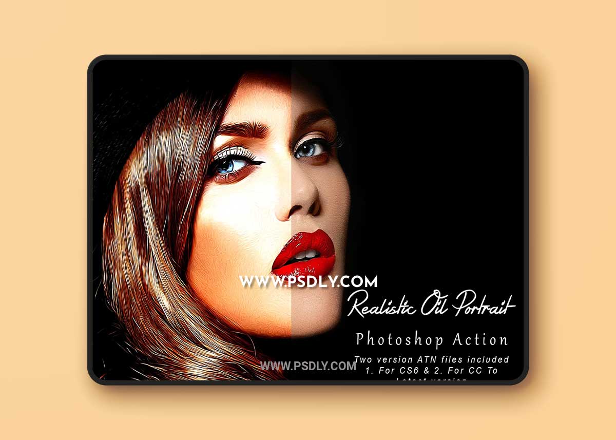 CreativeMarket - Realistic Oil Portrait PS Action 7805814 1 CreativeMarket - Realistic Oil Portrait PS Action 7805814