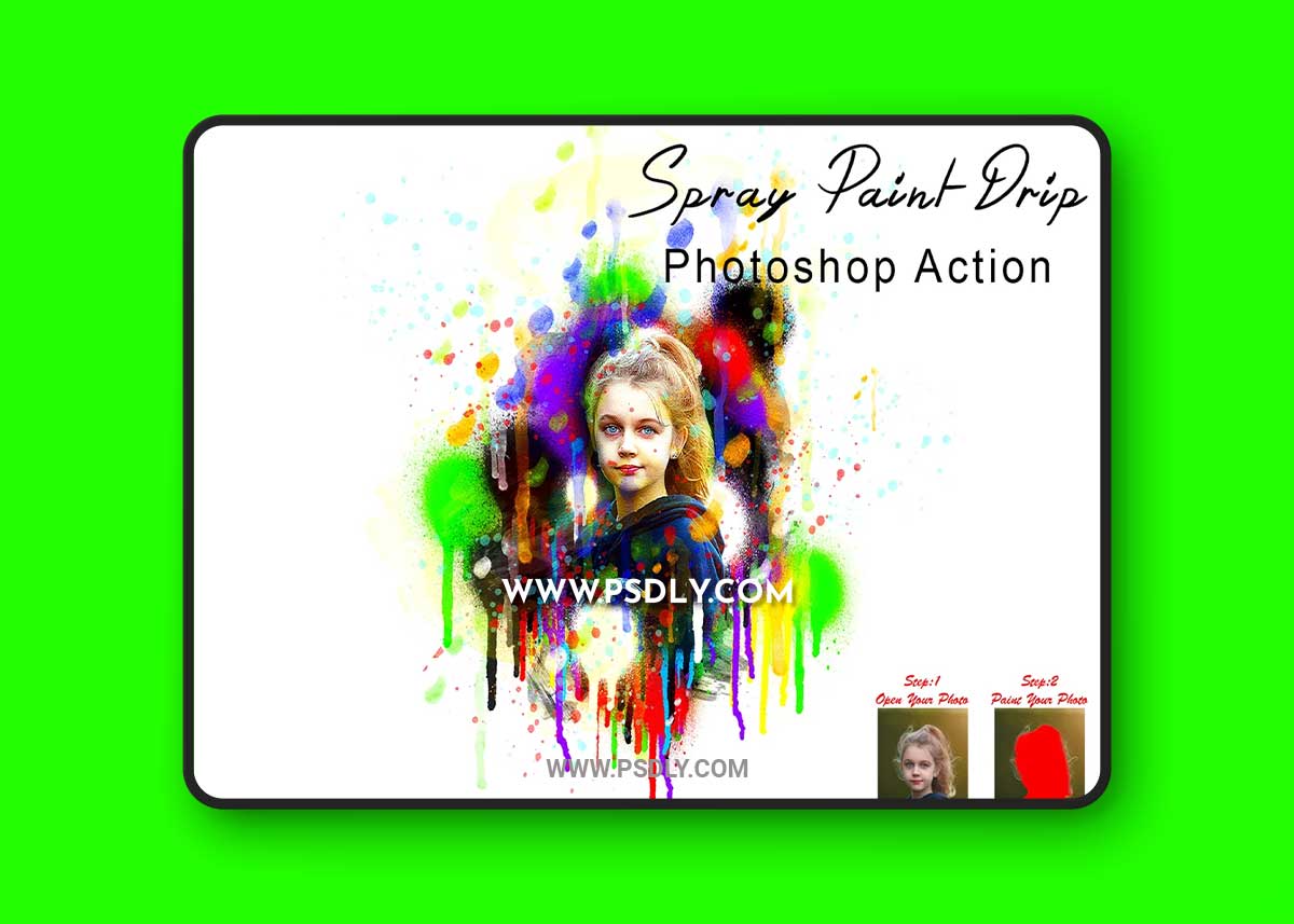 CreativeMarket - Spray Paint Drip Photoshop Action 7802947 1 CreativeMarket - Spray Paint Drip Photoshop Action 7802947