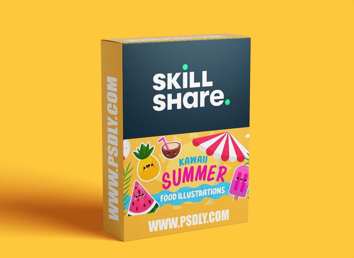 Cute & Colorful Kawaii Summer Food Characters | Procreate Drawing for Beginners 1 Cute & Colorful Kawaii Summer Food Characters | Procreate Drawing for Beginners