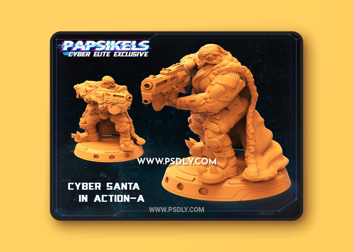 Cyber Santa Action – A 3D Print 1 Cyber Santa Action – A 3D Print