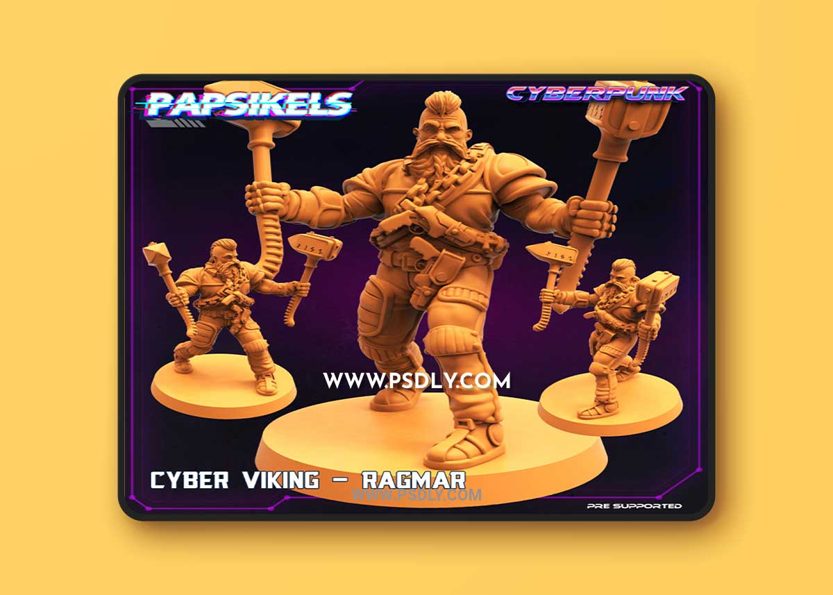 Cyber Viking – Ragmar 3D Print 1 Cyber Viking – Ragmar 3D Print