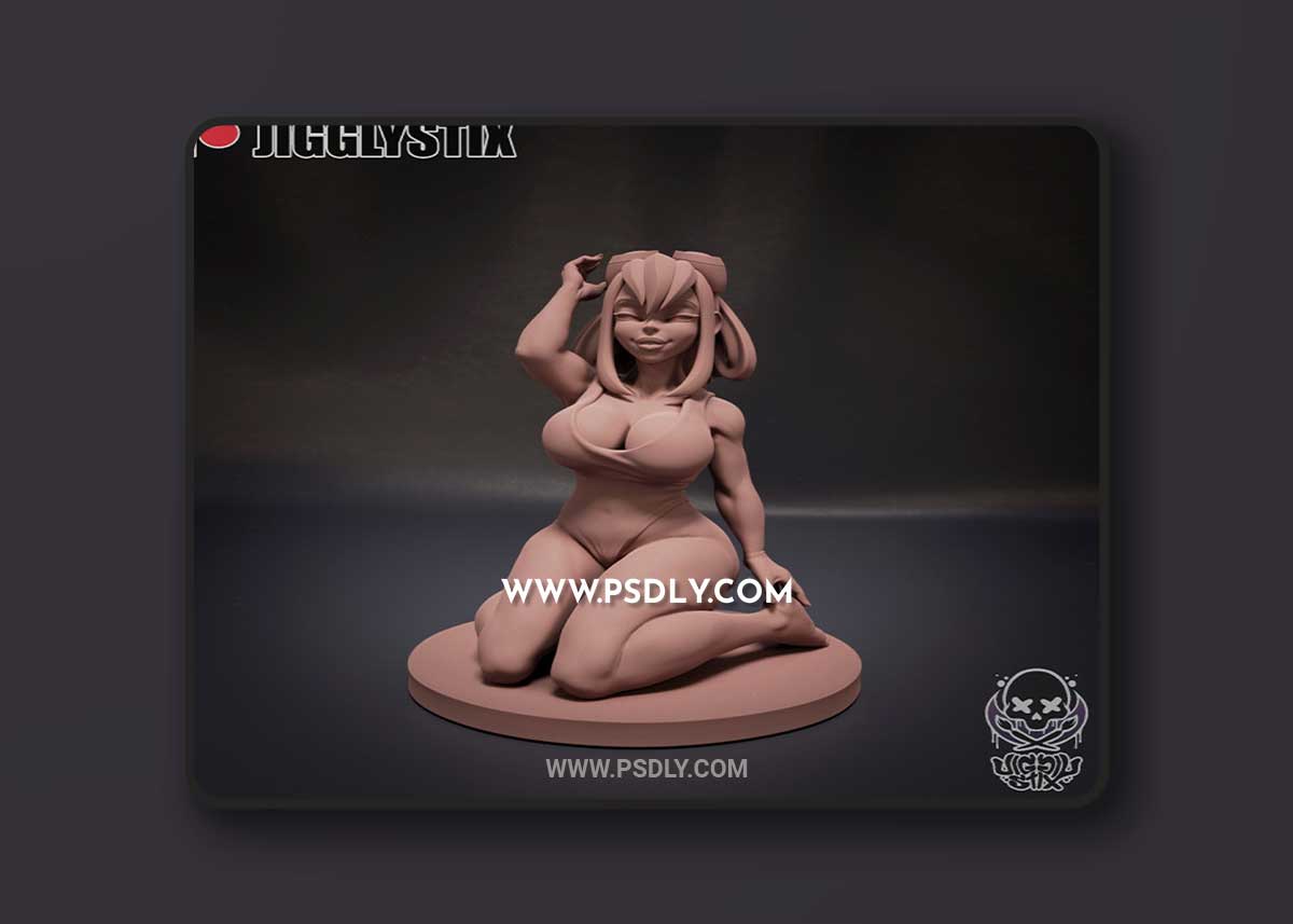 Day at the Pool Frog Girl 3D Print 1 Day at the Pool Frog Girl 3D Print
