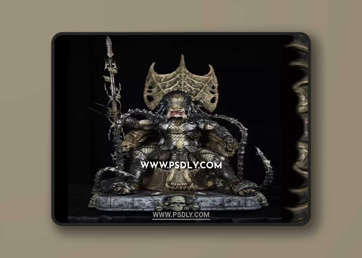 King Predador 3D Print 3D Model 1 King Predador 3D Print 3D Model