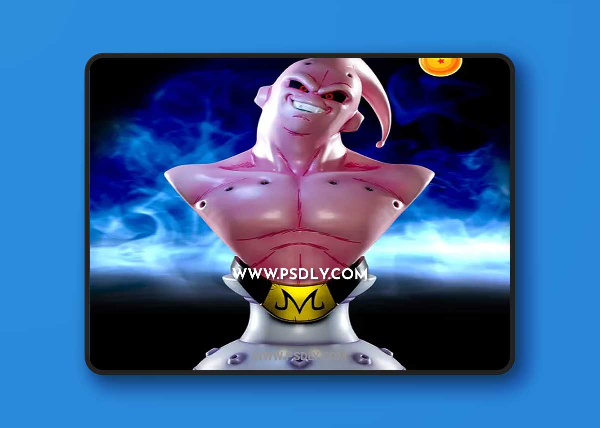 MAJIN BUU BUSTO 3D Print 1 MAJIN BUU BUSTO 3D Print