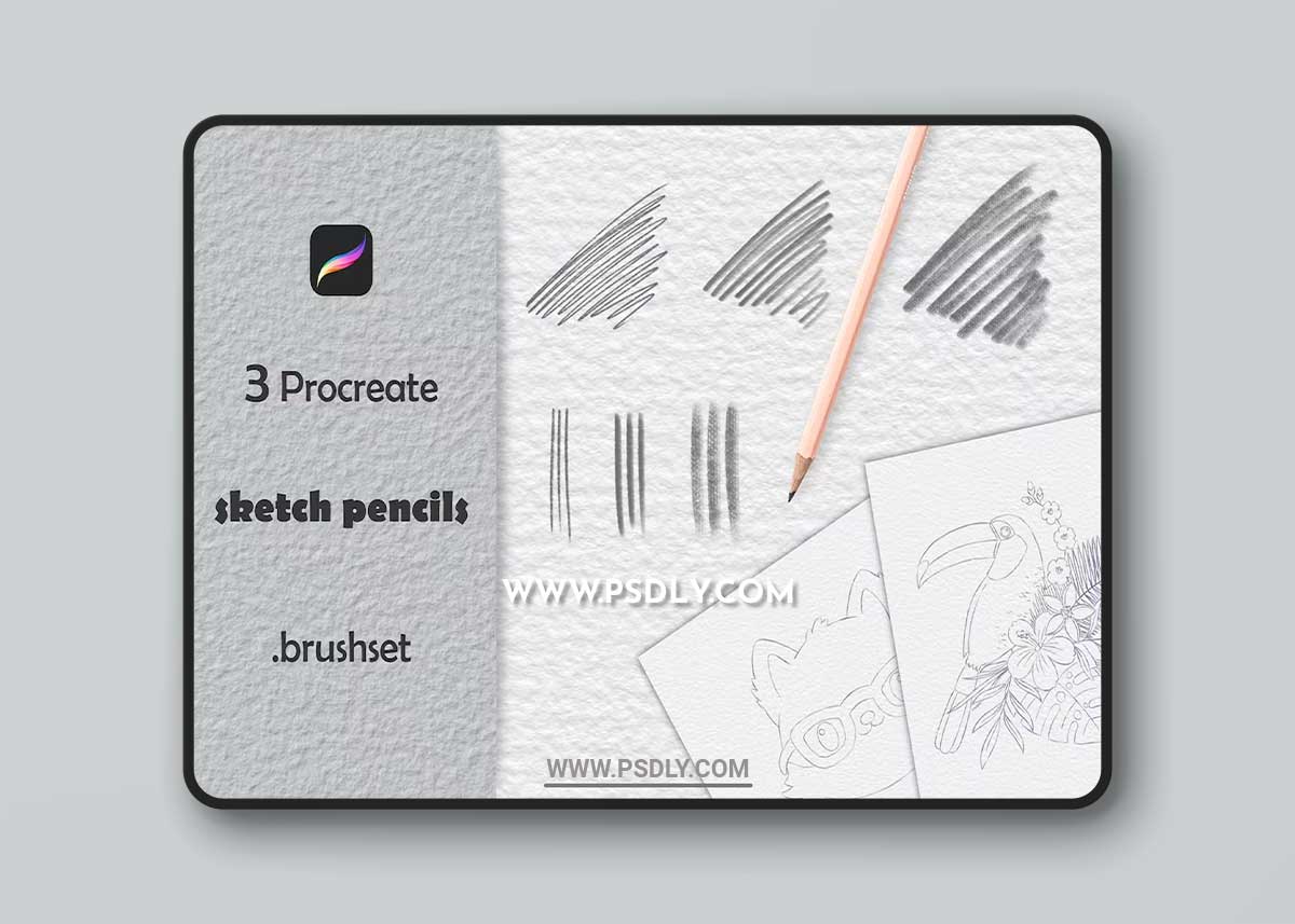 Procreate Sketch Pencil Brushes AF5FD8A 1 Procreate Sketch Pencil Brushes AF5FD8A