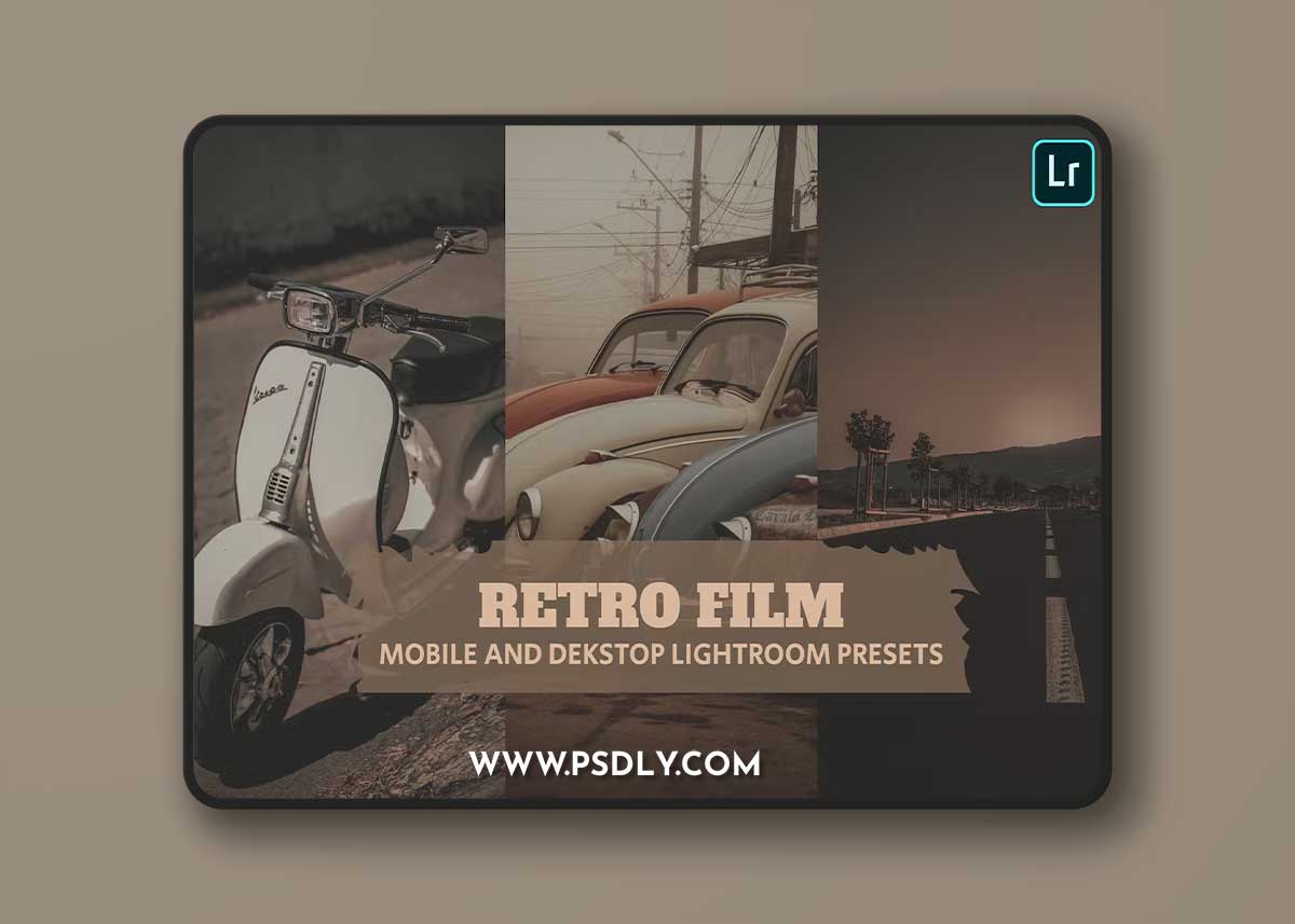 Retro Film Lightroom Presets Dekstop and Mobile 1 Retro Film Lightroom Presets Dekstop and Mobile