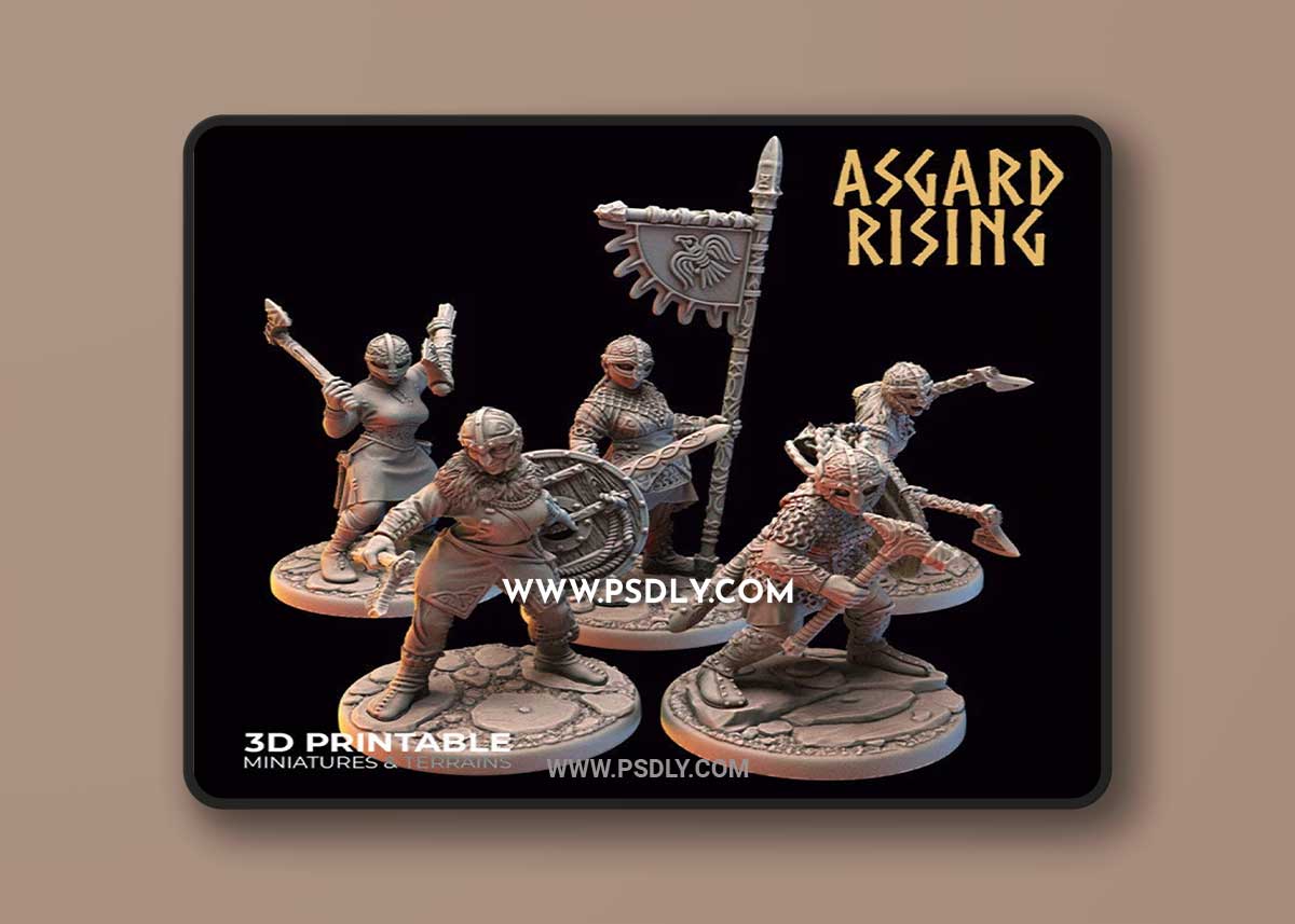 Shieldmaiden 2 3D Print 3D Model 1 Shieldmaiden 2 3D Print 3D Modeld
