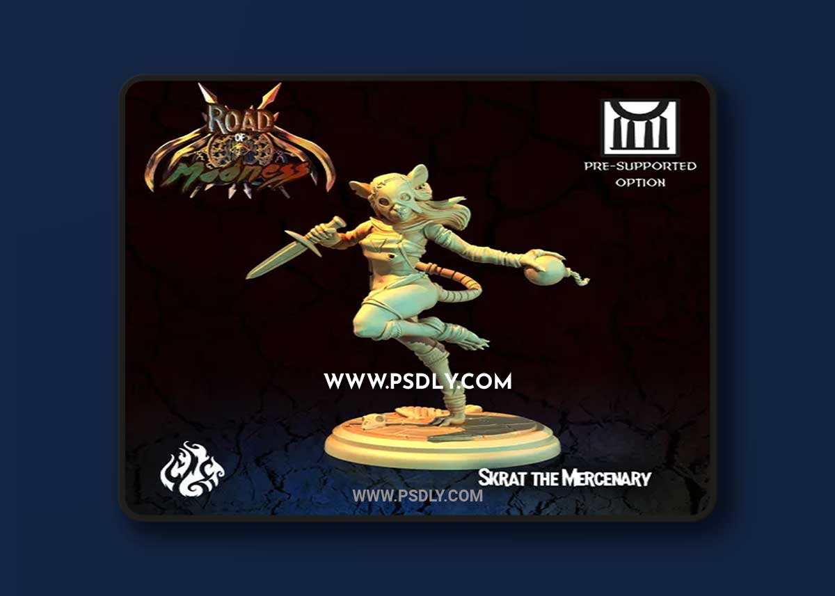 Skrat the Mercenary 3D Print 1 Skrat the Mercenary 3D Print