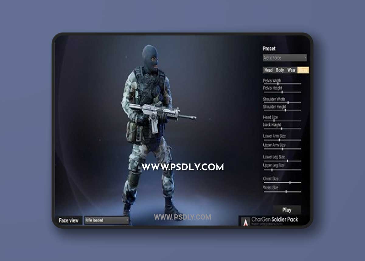 Unreal Engine - CharGen: Enemy Soldiers Pack 1 Unreal Engine - CharGen: Enemy Soldiers Pack