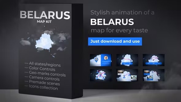 Videohive Belarus Map - Republic of Belarus Map Kit 39340534 1 Videohive Belarus Map - Republic of Belarus Map Kit 39340534