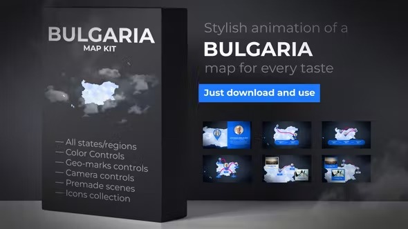 Videohive Bulgaria Map - Republic of Bulgaria Map Kit 39340584 1 Videohive Bulgaria Map - Republic of Bulgaria Map Kit 39340584
