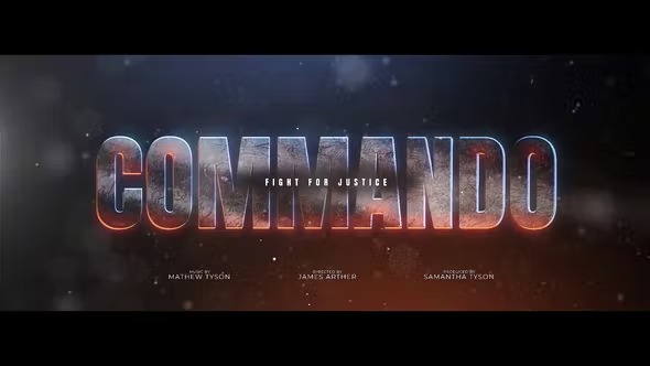 Videohive Commando Title Design 39595308 1 Videohive Commando Title Design 39595308