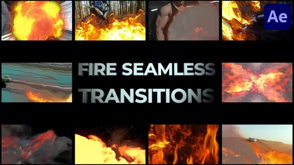Videohive Fire Seamless Transitions for After Effects 39590232 1 Videohive Fire Seamless Transitions for After Effects 39590232