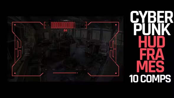 Videohive HUD Cyberpunk Frames 39725095 1 Videohive HUD Cyberpunk Frames 39725095
