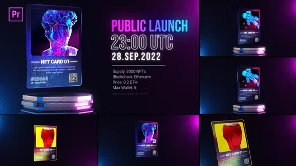 Videohive NFT Card Elements Pack 39575603 1 Videohive NFT Card Elements Pack 39575603