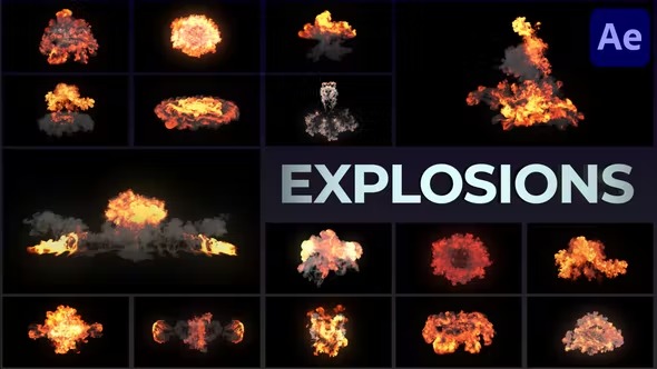Videohive Real Explosions Effects for After Effects 39722115 1 Videohive Real Explosions Effects for After Effects 39722115