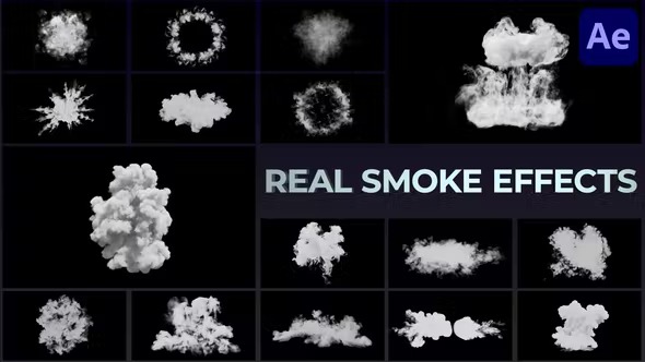 Videohive Real Smoke Effects for After Effects 39880628 1 Videohive Real Smoke Effects for After Effects 39880628
