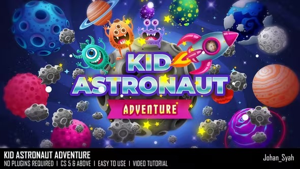 Videohive Kid Astronaut Adventure 39547020 1 Videohive Kid Astronaut Adventure 39547020