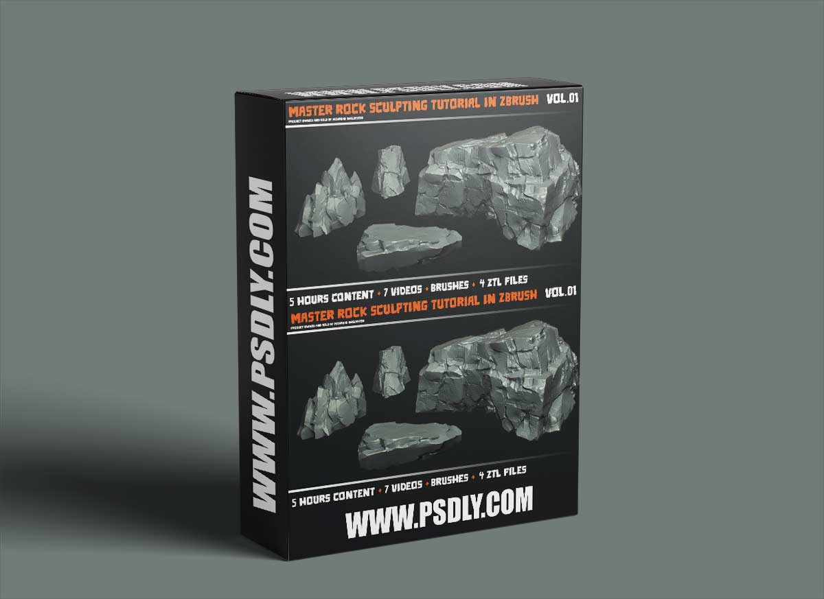 Artstation - Mastering Rock Sculpting Tutorial in Zbrush Vol 01 1 Artstation - Mastering Rock Sculpting Tutorial in Zbrush Vol 01