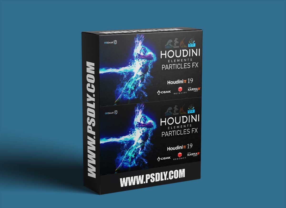 CGCircuit - Houdini Elements - Particles FX 1 CGCircuit - Houdini Elements - Particles FX