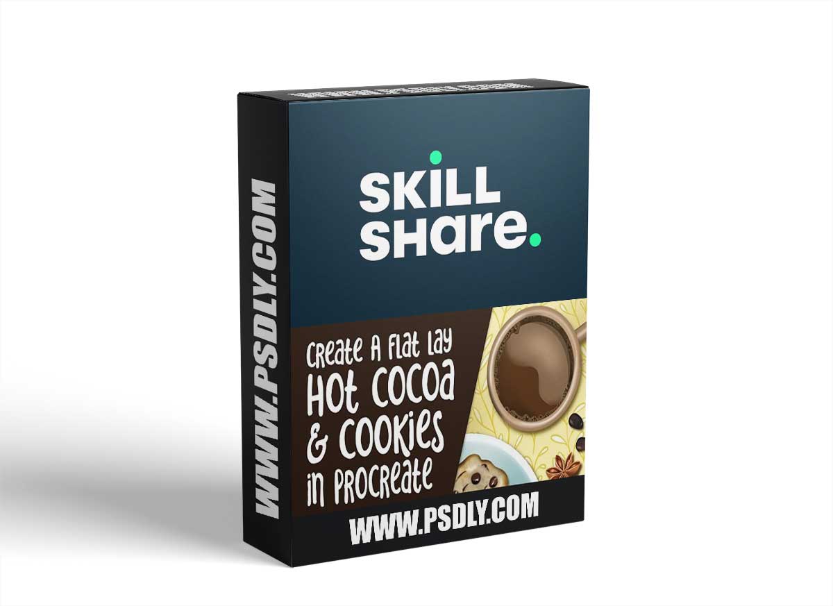 Create a Flat Lay Hot Cocoa & Cookies in Procreate 20 Brushes Included and Other Assets 1 Create a Flat Lay Hot Cocoa & Cookies in Procreate 20 Brushes Included and Other Assets