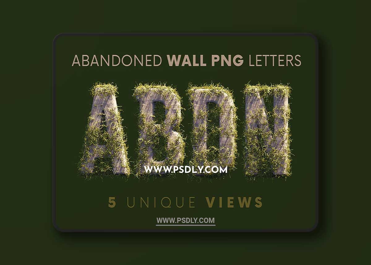 CreativeMarket - Abandoned Wall - 3D Lettering 10242107 1 CreativeMarket - Abandoned Wall - 3D Lettering 10242107
