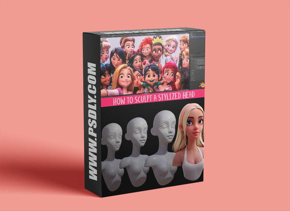 Gumroad - How to Sculpt and Retopologize a Stylized Head in Blender 1 Gumroad - How to Sculpt and Retopologize a Stylized Head in Blender