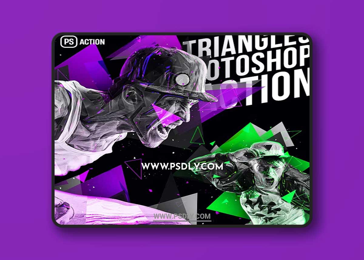 Triangles Photoshop Action 39171493 1 Triangles Photoshop Action 39171493