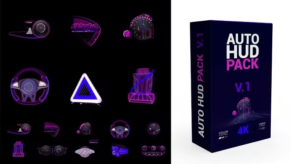 Videohive AUTO HUD Pack V.1 40325167 1 Videohive AUTO HUD Pack V.1 40325167