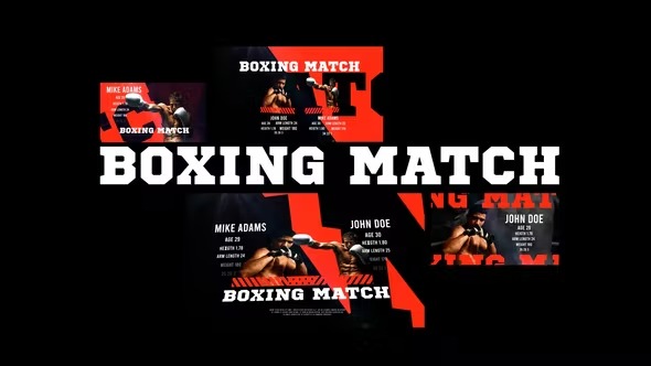 Videohive Boxing Sport Screen 40082337 1 Videohive Boxing Sport Screen 40082337