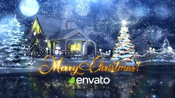 Videohive Christmas Gold Wishes 25092300 1 Videohive Christmas Gold Wishes 25092300