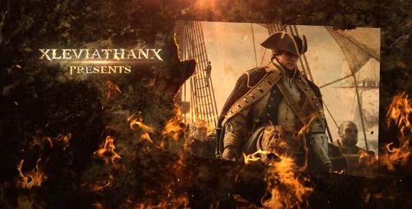 Videohive Fire Paper Cinematic 18400207 1 Videohive Fire Paper Cinematic 18400207