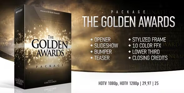 Videohive Golden Awards Package 3719926 1 Videohive Golden Awards Package 3719926