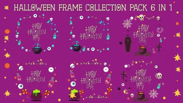 Videohive Halloween Frames Collection Pack 6 in 1 40142305 1 Videohive Halloween Frames Collection Pack 6 in 1 40142305