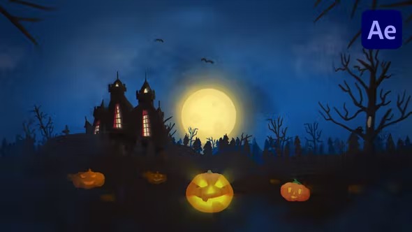 Videohive Halloween Logo Reveal 40021358 1 Videohive Halloween Logo Reveal 40021358