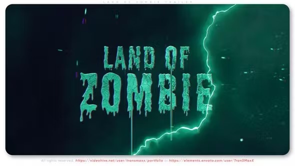 Videohive Land of Zombie Trailer 40185391 1 Videohive Land of Zombie Trailer 40185391