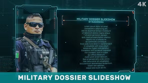 Videohive Military Dossier Slideshow 39953149 1 Videohive Military Dossier Slideshow 39953149
