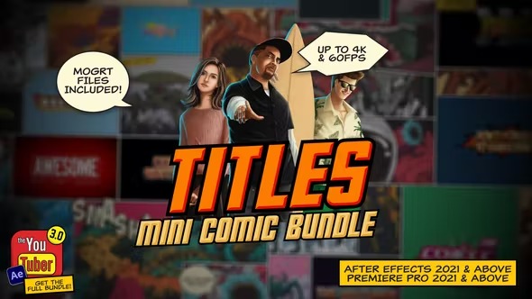 Videohive Mini Comic Bundle - Titles 38044019 1 Videohive Mini Comic Bundle - Titles 38044019