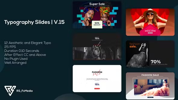 Videohive Typography - Fashion Promo Slides V.15 40102372 1 Videohive Typography - Fashion Promo Slides V.15 40102372